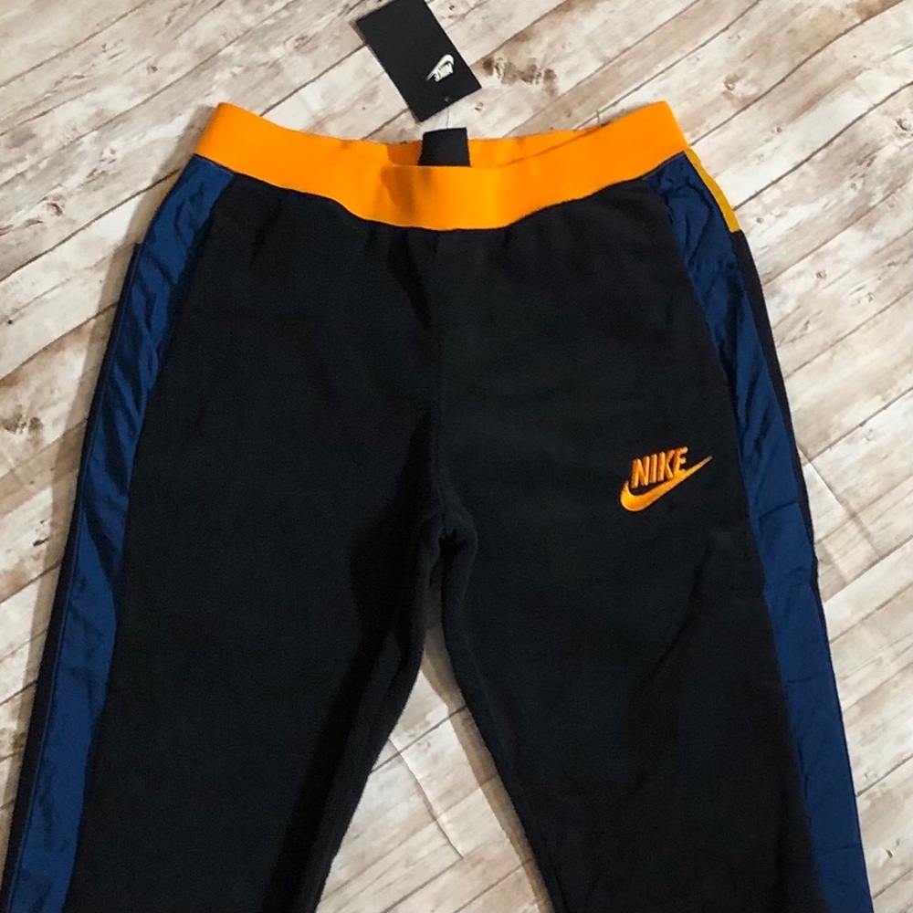 NIKE Women’s Sportswear Polar Pants Black/Blue CJ4934-010 Sz S - Picture 4 of 9